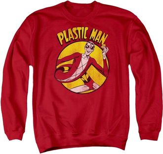 Gildan DC Comics Plastic Man Adult Crewneck Sweatshirt