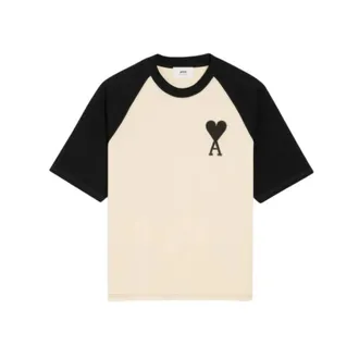 Ami Dames, Tops, Beige, Maat: 2XL Katoen