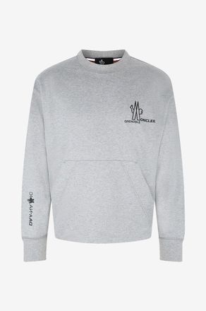 Moncler Leichtes Rundhals-Sweatshirt mit Tasche Day-Namic