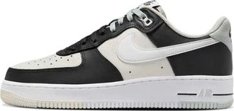 Nike Fitness, Heren, Zwart, 47 1/2 EU, Leer, Air Force 1 Low 07 LV8 Split