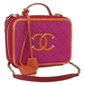 Chanel Pre-owned Cross Body Bags, female, Pink, Size: ONE SIZE Pre-owned Vintage Shoulder Bag