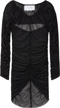 AZ FACTORY Top met ruches - Dames - Longsleeves - Zwart - S - Tops