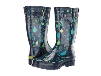 Western Chief Printed Tall Rain Boot Womens Rain Boots Pouring Paisley : 11 M, Rubber