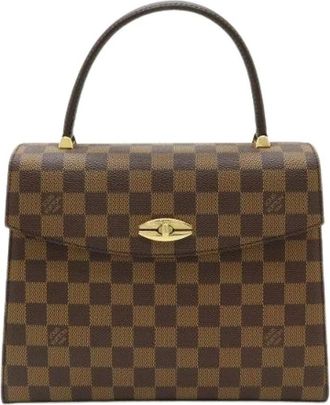 Louis Vuitton Pre-owned Damier Malletier Handtas - Dames - Vintage Handtas - Bruin - ONE Size - Vintage