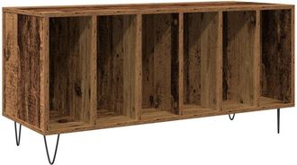 vidaXL Record Cabinet Artisan oak 100 x 38 x 48 cm Engineered Wood Vidaxl