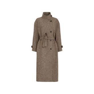 Brunello Cucinelli Mujer, Abrigos, Marr&oacute;n, Talla: XS