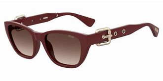 Moschino MOS130/S LHF/HA Womens Sunglasses Burgundy Size 55