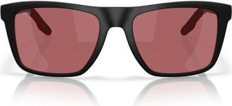 Costa Mainsail 55mm Sunglasses in Matte Black /Rose at Nordstrom