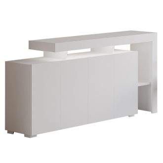 Habitat et Jardin Aparador De Madera <> - 170 X 35 X 80 Cm - Blanco