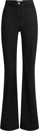 Elisabetta Franchi Flared Jeans - Dames - Flared Jeans - Zwart - W28 - Denim - Jeans