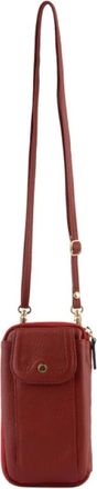 Pourchet Portable Case - Dames - Telefoonaccessoires - Rood - ONE Size - Leer - Accessoires