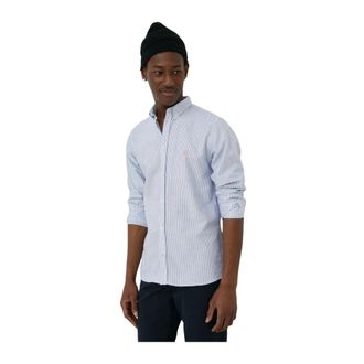 Les Deux Casual Shirts - Heren - Casual Overhemden - Blauw - S - Katoen - Overhemden