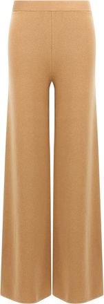Max Mara Brown Wool Casual Womens Pants