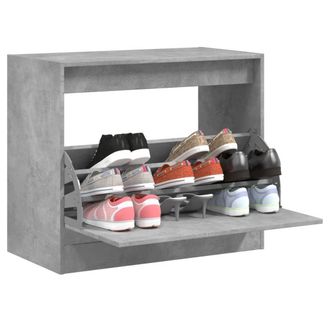 vidaXL Vidaxl - Zapatero Madera De Ingenier&iacute;a Gris Hormig&oacute;n 80x42x69 Cm