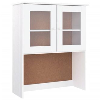 Berkfield Home Dresser Top ALTA White 77x30x92 cm Solid Wood Pine | Size: 77 x 30 x 92 cm