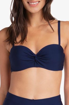 Helen Jon Twist Underwire Bra in Navy at Nordstrom, Size X-Small