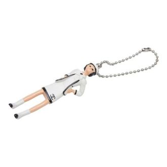 Chanel Pre-owned Accessories, female, White, Size: ONE SIZE Pre-owned Plastic Key-holder