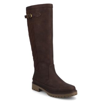 Journee Collection Womens Zemmie Knee High Wide-Calf Casual Quilted Boots
