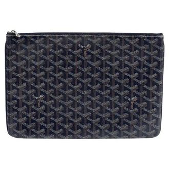 Goyard Pre-owned Clutches, female, Blue, Size: ONE SIZE Pre-owned Sena MM Size Clutch