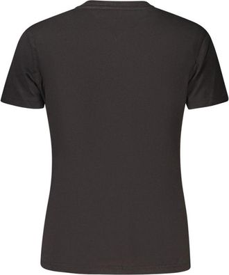 Tommy Hilfiger Logo-Embroidered Cotton-Viscose T-Shirt - Black
