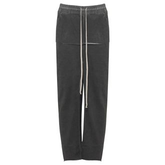 Rick Owens Broeken, Dames, Grijs, M, Katoen, Pull On Sliced Pillar Skirt