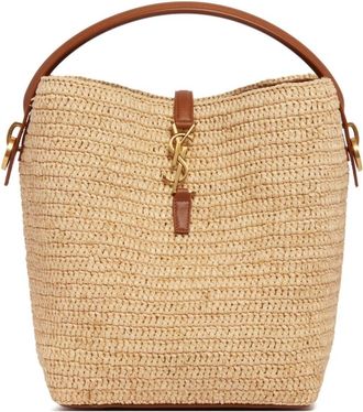 Saint Laurent Le 37 Logo Plaque Bucket Bag