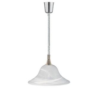 Trio Leuchten Trio Lighting - L&aacute;mpara De Suspensi&oacute;n Viola 60w Attacco E27 Color Blanco Cepillado 301700107