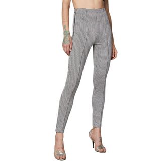 Patrizia Pepe Patrizia Pepe, Skinny Trousers, female, Gray, Size: S Slim Fit Trousers