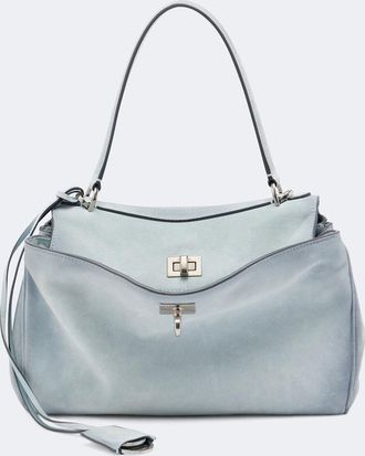 Balenciaga Rodeo Medium suede shoulder bag