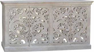 Wanderlust Deco Aparador de madera acabado artesanal