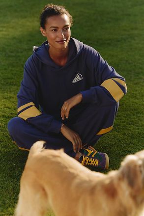 Sundry Sporty Hooded Cotton Sweatshirt