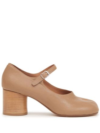 Maison Margiela Mary Janes Tabi 60mm - Toni neutri