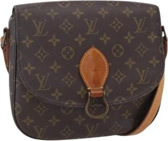 Louis Vuitton Pre-owned Cross Body Bags, female, Brown, Size: ONE SIZE Pre-owned Vintage Canvas Cross Body Bag