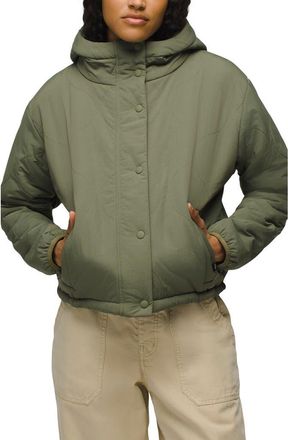 Prana Encinitas Quilted Jacket in Rye Green at Nordstrom, Size X-Large
