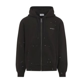 Carhartt Work in Progress Carhartt Wip, Zip-throughs, male, Brown, Size: L Hooded Painter Jacket