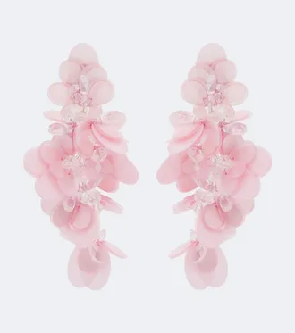 Oscar De La Renta Embellished drop earrings