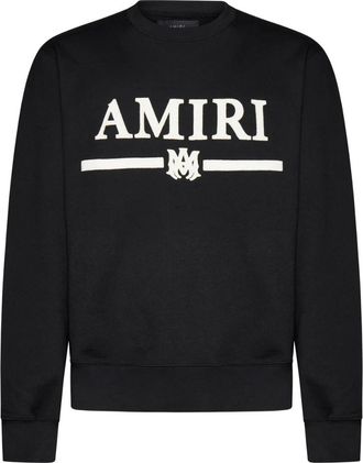 Amiri MA Bar appique logo zwart sweatshirt