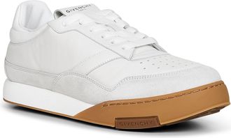 Givenchy Mens White Leather Yard Sneakers Calf Trainers