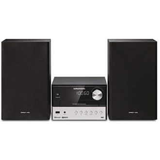 Grundig Cms 3000 Bt Dab+ Microcadena De M&uacute;sica Para Uso Dom&eacute;stico 30 W Negro, Plata
