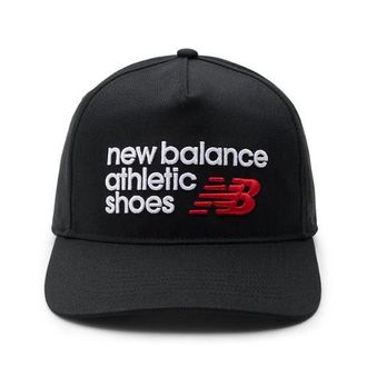 New Balance Unisex 47 Hitch NB Athletics in Black/White Cotton Twill, size OSZ