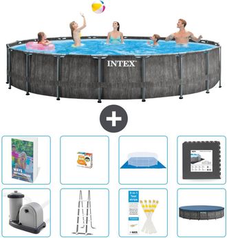 Intex Piscina Prism Frame Redonda - 549x122 Cm - 9-piezas S525