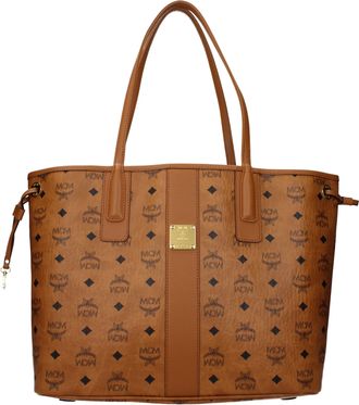 MCM Mcm Damess Schoudertas Stof Bruin/Cognac