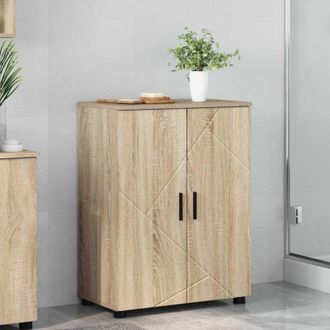 vidaXL vidaXL Mobile da Bagno rovere sonoma 60 x 35 x 80 cm Legno multistrato