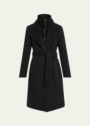 Mackage Norita Double-Face Belted Wool Coat