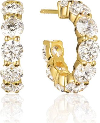 Sif Jakobs Jewellery Earrings Belluno Creolo in 18K Gold Plate at Nordstrom