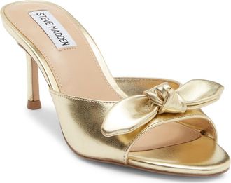 Steve Madden Rozee Knot Sandal in Gold at Nordstrom Rack, Size 7.5