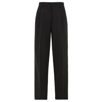 Aspesi Rechte broek - Dames - Straight fit broeken - Grijs - M - Broeken
