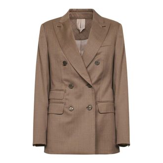 Max Mara Blazers, female, Brown, Size: XS Cupola Blazer