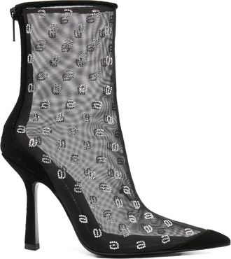 Alexander Wang Stivali con decorazione 100mm - Nero