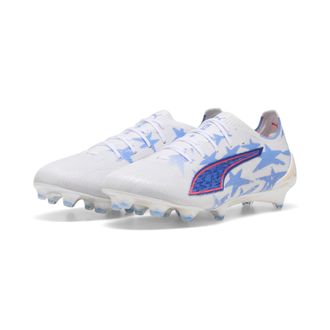 Puma Scarpe da calcio ULTRA 6 ULTIMATE KIDSUPER x CHRISTIAN PULISIC FG unisex, Accessori, Bianco, 40.5